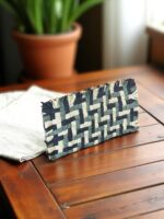 Solane Green Clutch Bag