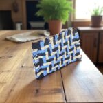 Solane Baby Blue Clutch Bag