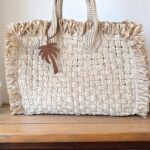 Beige Solane Hand Bag
