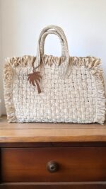 Beige Solane Hand Bag