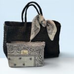 Emara Bandana Bag+Clutch Black
