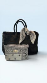 Emara Bandana Bag+Clutch Black